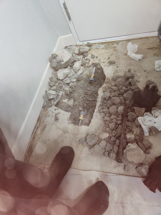 누수탐지업체 시공사례 - 대치동 누수탐지업체 아랫층 물 떨어짐 증상 공사완료